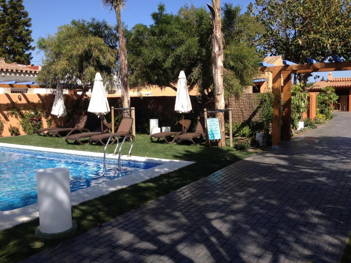 Estudio Con Jardincito Privado Barbacoa Y Piscina Cadiz Bagian luar foto